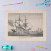 Papier Mousseline Découpage de l'Ephémère de bateau nautique françai (Artisanat)