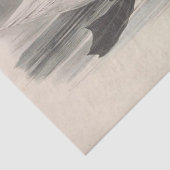 Papier Mousseline Découpage de l'Ephémère du cygne blanc d'oiseaux (Détail)