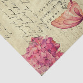 Papier Mousseline Découpage de l'Ephémère florale antique (Détail)