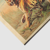 Papier Mousseline Découpage de l'éphémère tigre (Détail)