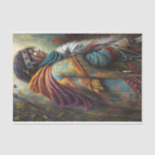 Papier Mousseline Découpage de l'esprit autochtone (Recto)