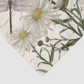Papier Mousseline Découpage de libellules Fleur sauvage de script fr (Détail)
