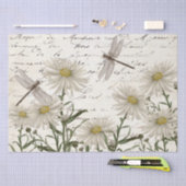 Papier Mousseline Découpage de libellules Fleur sauvage de script fr (Artisanat)