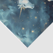 Papier Mousseline Découpage de licorne céleste (Détail)