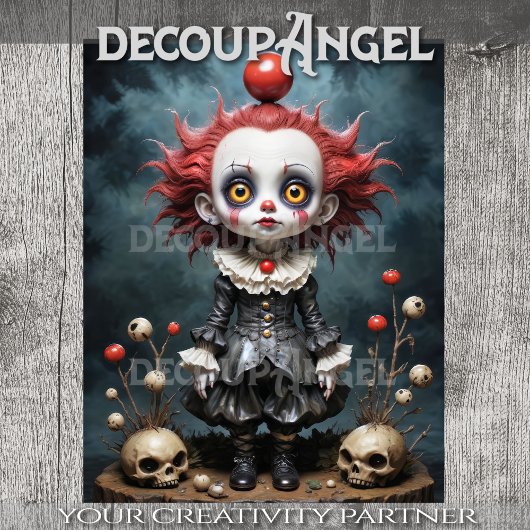 Papier Mousseline Découpage de l'innocence tordue