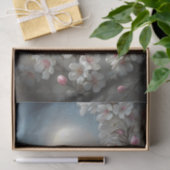 Papier Mousseline Découpage de l'oiseau bleu sur la lune (Cadeau)