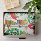 Papier Mousseline Découpage de l'ornement de Noël rétro (Cadeau)