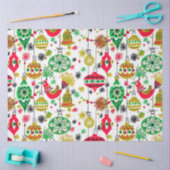 Papier Mousseline Découpage de l'ornement de Noël rétro (Artisanat)