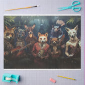 Papier Mousseline Découpage de maestro musical de Fox lunaire (Artisanat)