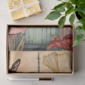 PAPIER MOUSSELINE DÉCOUPAGE DE MAISON WHIMSICAL GARDEN FAIRY (Cadeau)