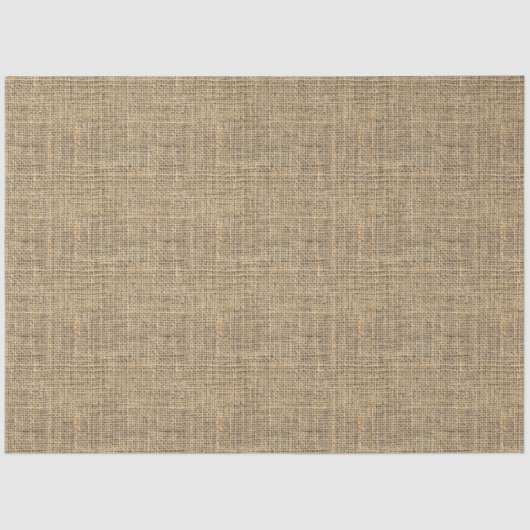 Papier Mousseline Découpage de meubles de tissus de Burlap rustique (Recto)