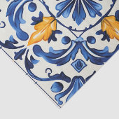 Papier Mousseline Découpage de motif portugais mignon (Détail)