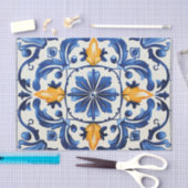 Papier Mousseline Découpage de motif portugais mignon (Artisanat)