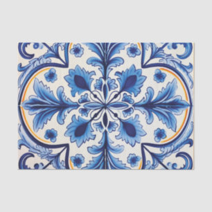 Papier Mousseline Découpage de motif portugais mignon