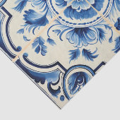 Papier Mousseline Découpage de motif portugais mignon (Détail)