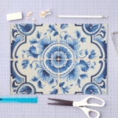 Papier Mousseline Découpage de motif portugais mignon (Artisanat)