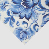 Papier Mousseline Découpage de motif portugais mignon (Détail)