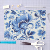 Papier Mousseline Découpage de motif portugais mignon (Artisanat)