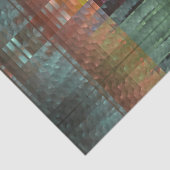 Papier Mousseline Découpage de Motif tissé Abstrait Sud-Ouest (Détail)