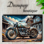 Papier Mousseline Découpage de moto vintage