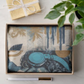 Papier Mousseline Découpage de musique West Coast Dreamer (Cadeau)