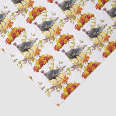 Papier Mousseline Découpage de Noël de Thanksgiving Turquie (Détail)