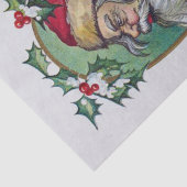 Papier Mousseline Découpage de Noël vintage Gnome (Détail)