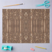 Papier Mousseline Découpage de panneau en bois rustique (Artisanat)