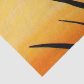 Papier Mousseline Découpage de papillon aquarelle artistique (Détail)