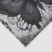 Papier Mousseline Découpage de papillon gothique foncé (Détail)