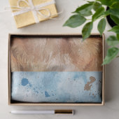 Papier Mousseline Découpage de peinture à l'aquarelle Shar Pei (Cadeau)