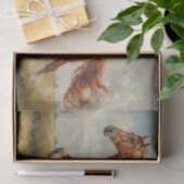 Papier Mousseline Découpage de peinture à l'huile de marronnier (Cadeau)