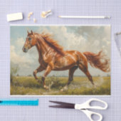 Papier Mousseline Découpage de peinture à l'huile de marronnier (Artisanat)