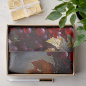 Papier Mousseline Découpage de peinture à l'huile de raisin et à l'h (Cadeau)