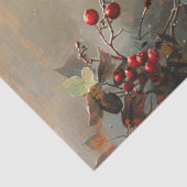 Papier Mousseline Découpage de peinture cardinale à l'huile (Détail)