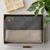 Papier Mousseline Découpage de peinture cardinale à l'huile (Cadeau)