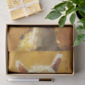 Papier Mousseline Découpage de peinture d'alpaga mignonne (Cadeau)