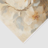 Papier Mousseline Découpage de peinture d'arbre en fleurs d'oiseaux  (Détail)