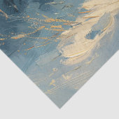 Papier Mousseline Découpage de peinture paysage d'hiver de lapin (Détail)