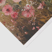 Papier Mousseline Découpage de peinture Pittoresque de Fleurs sauvag (Détail)