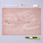 Papier Mousseline Découpage de perles blanches blanches blanches Vin (Artisanat)