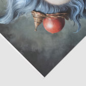 Papier Mousseline Découpage de personnage de carnaval foncé (Détail)