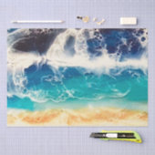 Papier Mousseline Découpage de plage (Artisanat)