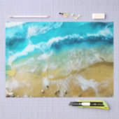 Papier Mousseline Découpage de plage (Artisanat)