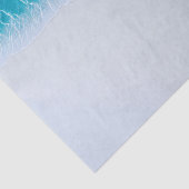 Papier Mousseline Découpage de plage marine des vagues bleues (Détail)