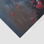 Papier Mousseline Découpage de porc de la Saint-Valentin (Détail)