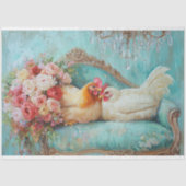 Papier Mousseline Découpage de poulets Mariages de charme (Recto)
