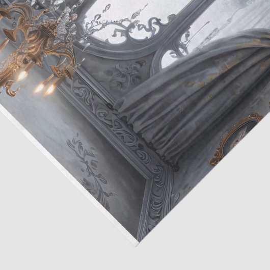 Papier Mousseline Découpage de poupée gothique (Détail)