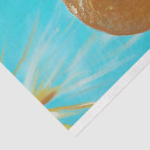 Papier Mousseline Découpage de reflet de rodéo tropicale (Détail)