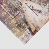 Papier Mousseline Découpage de réflexion du jour de mariage (Détail)